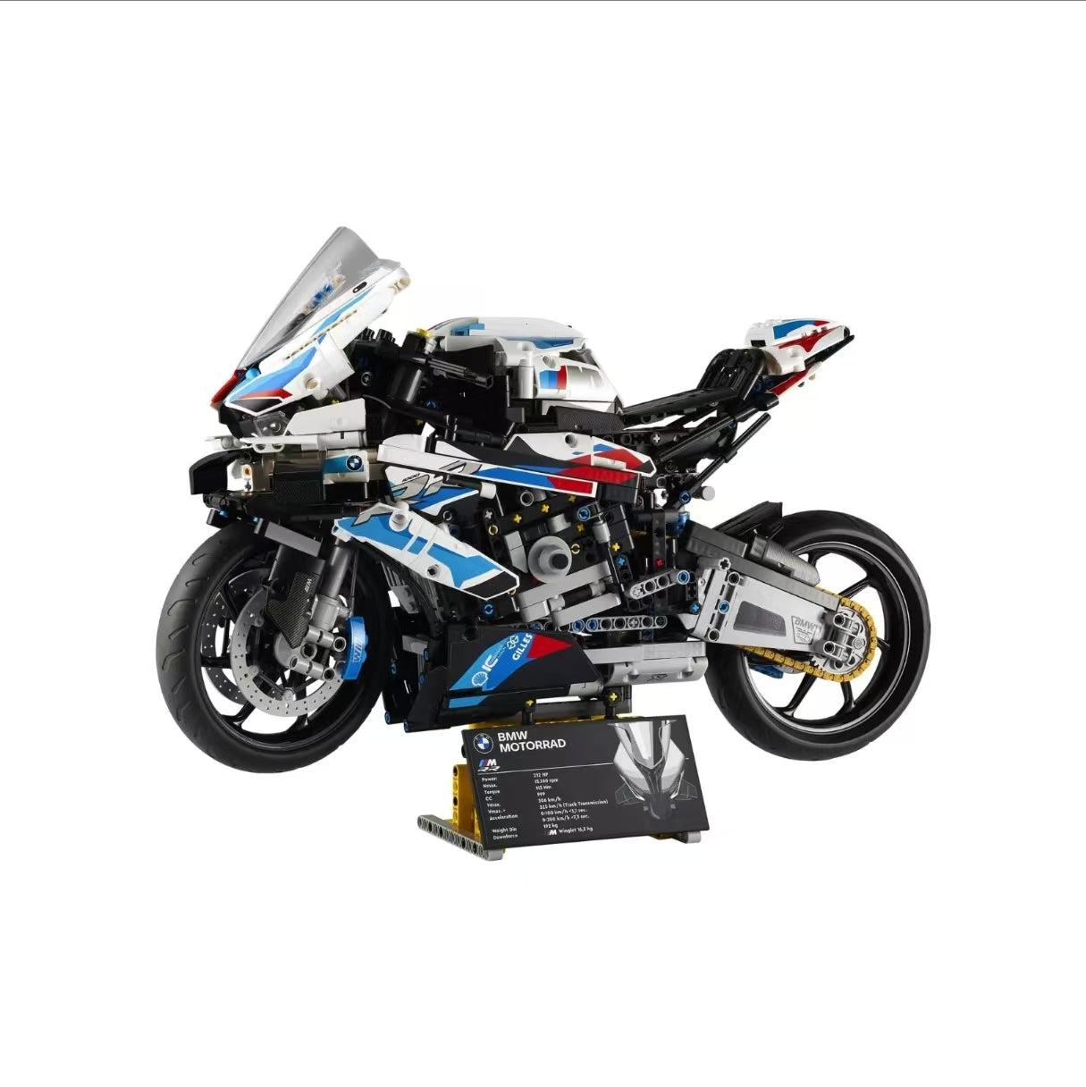 Adult motorcycle building blocks