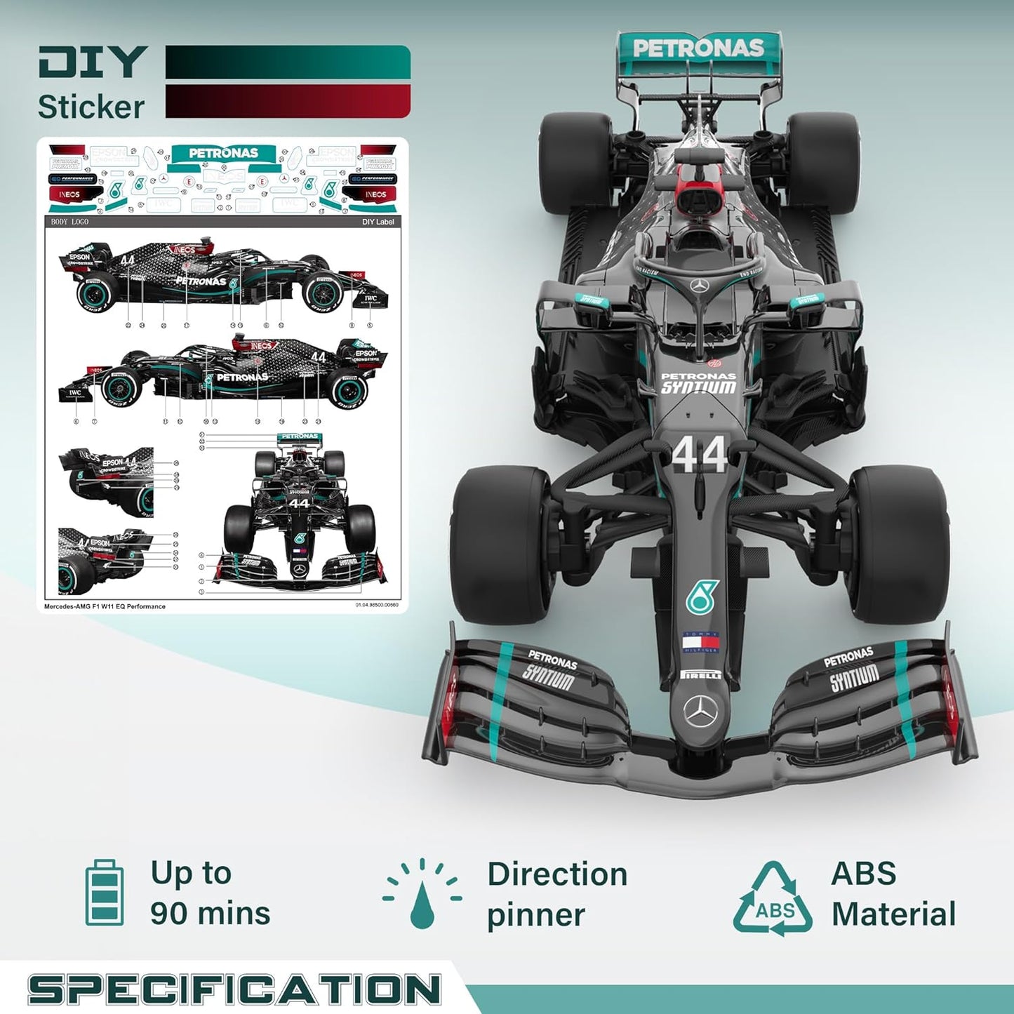 F1 Formula remote-controlled car