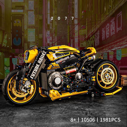 Adult difficult building block-Cyberpunk Harley