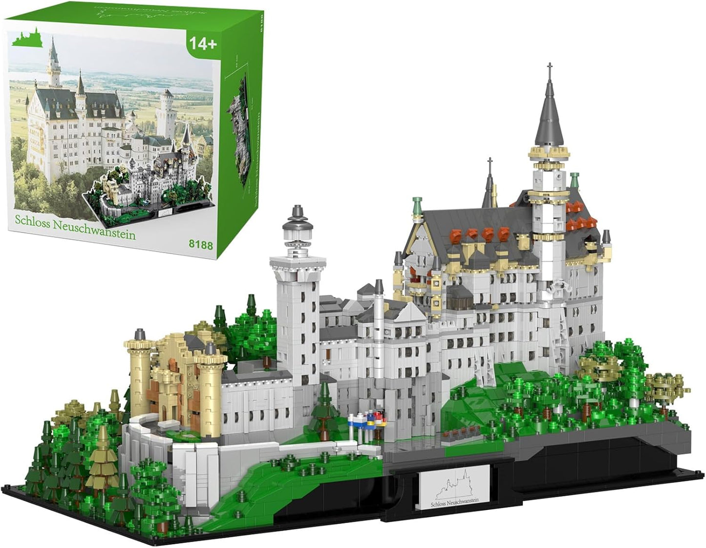 Swan Castle Building Block Set
