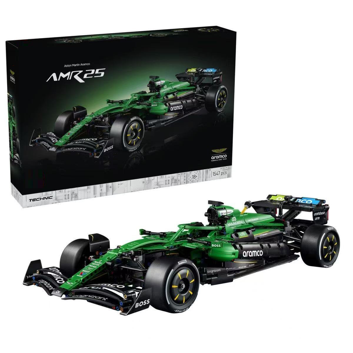 Aston Martin Saudi Aramco F1 R AMR25 building blocks