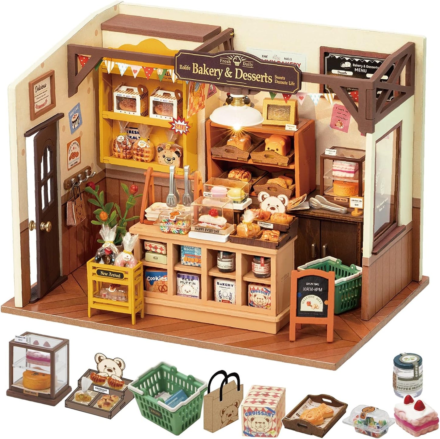 DIY Miniature Dollhouse Room Kit