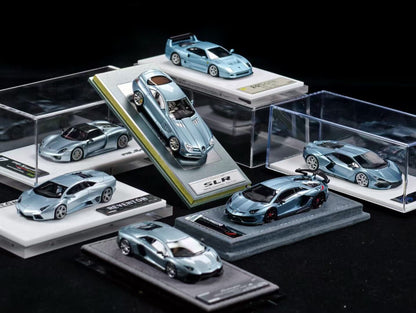 1/64 Ice Blue Resin Car Model