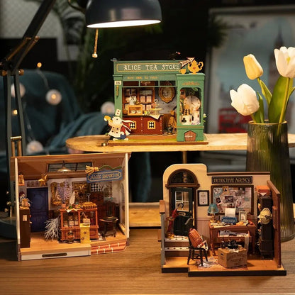 DIY Miniature Dollhouse Room Kit