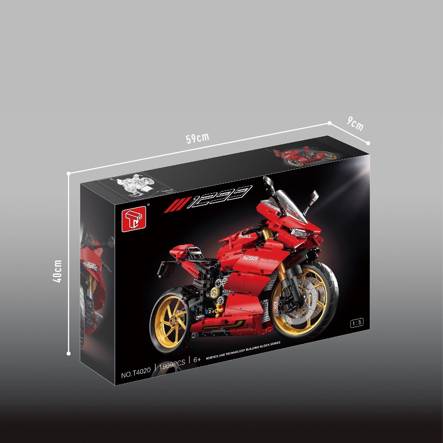 Ducati 1299 Motorcycle Building Blocks