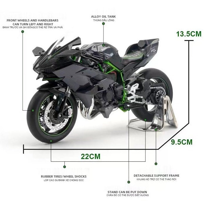 Diecast model motorcycle
