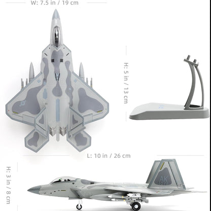 F22 Raptor 1/72 die-cast metal aircraft model kit