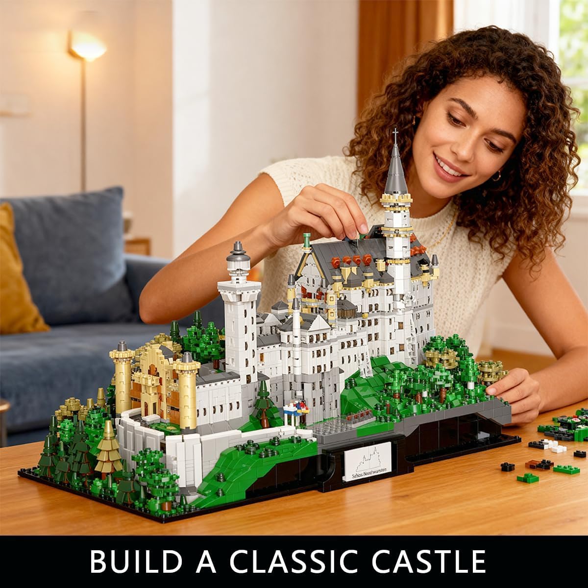 Swan Castle Building Block Set