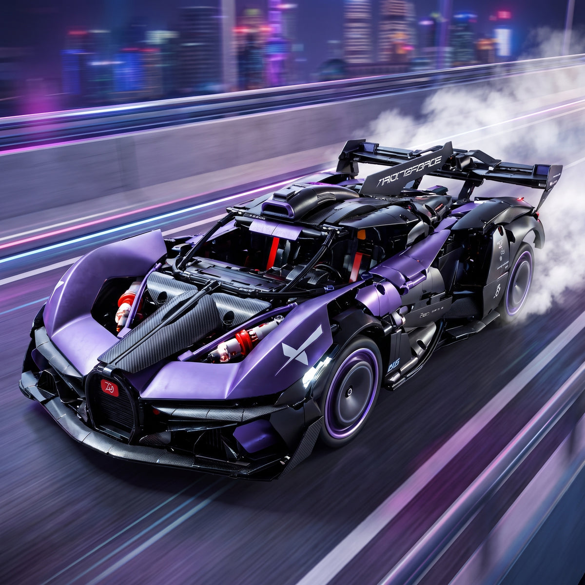Bugatti Bolide Sports Car Building Blocks
