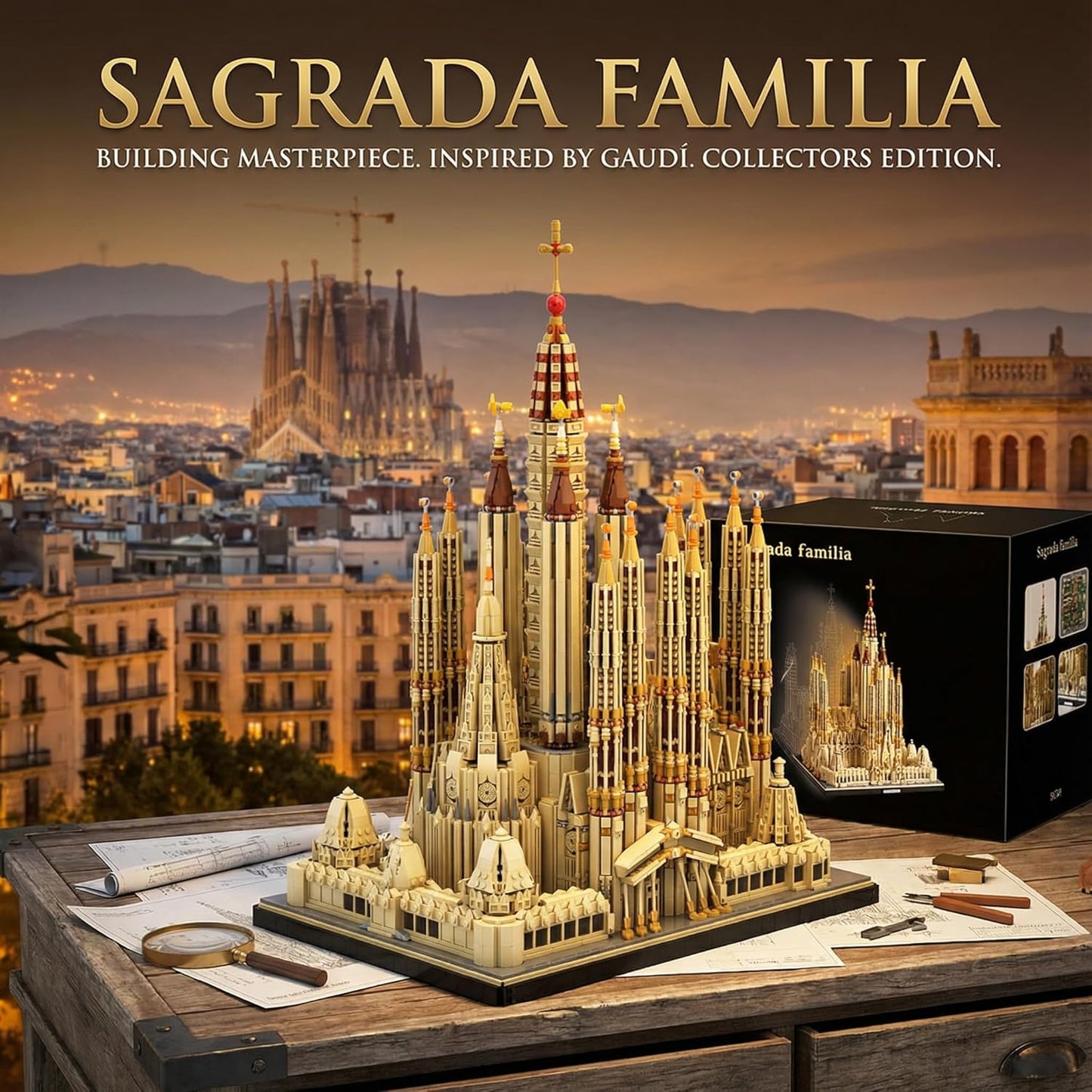 Sagrada Família Church Building Block Set
