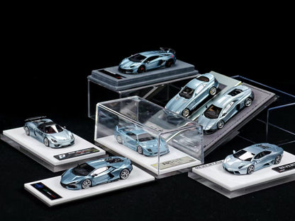 1/64 Ice Blue Resin Car Model