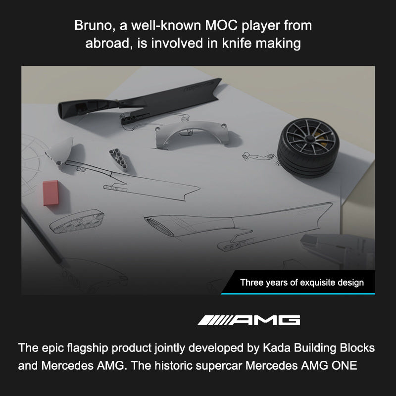 Mercedes-Benz AMG ONE 1:8 scale collectible building block set