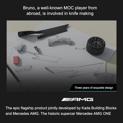 Mercedes-Benz AMG ONE 1:8 scale collectible building block set