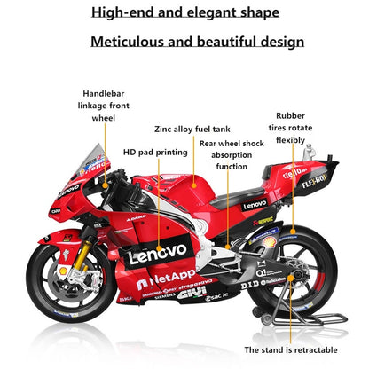 Diecast model motorcycle