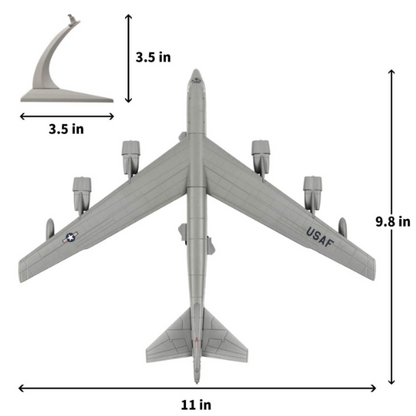 1/200 Scale B-52 Attack Aircraft Metal Fighter