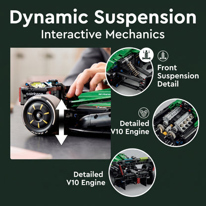 Aston Martin Saudi Aramco F1 R AMR25 building blocks
