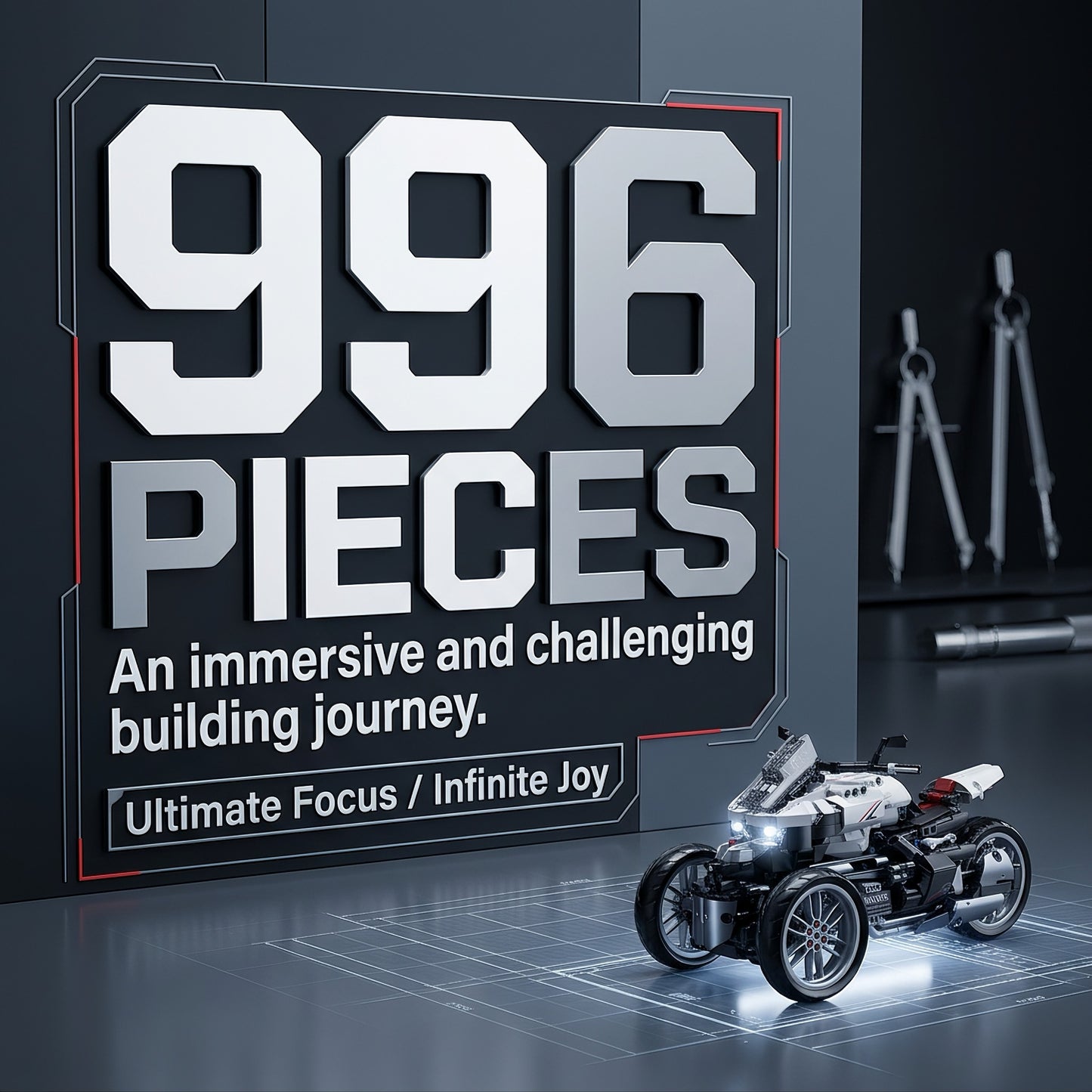 Bombardier Motorcycle Building Blocks