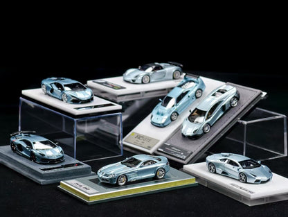 1/64 Ice Blue Resin Car Model