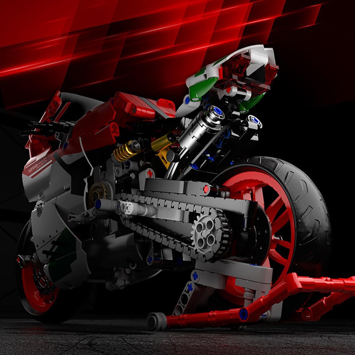 1：8Motorcycle building blocks