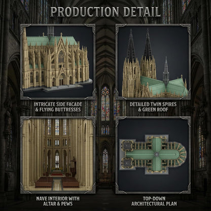 Cologne Cathedral Building Block Set