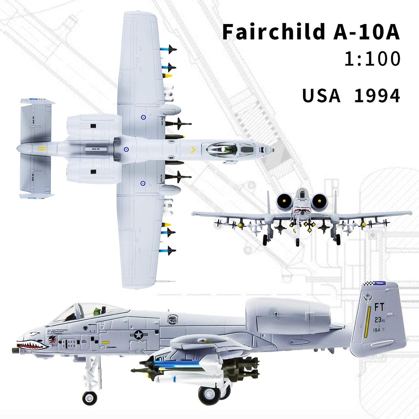 1:100 A-10 Thunderbolt-II Warthog