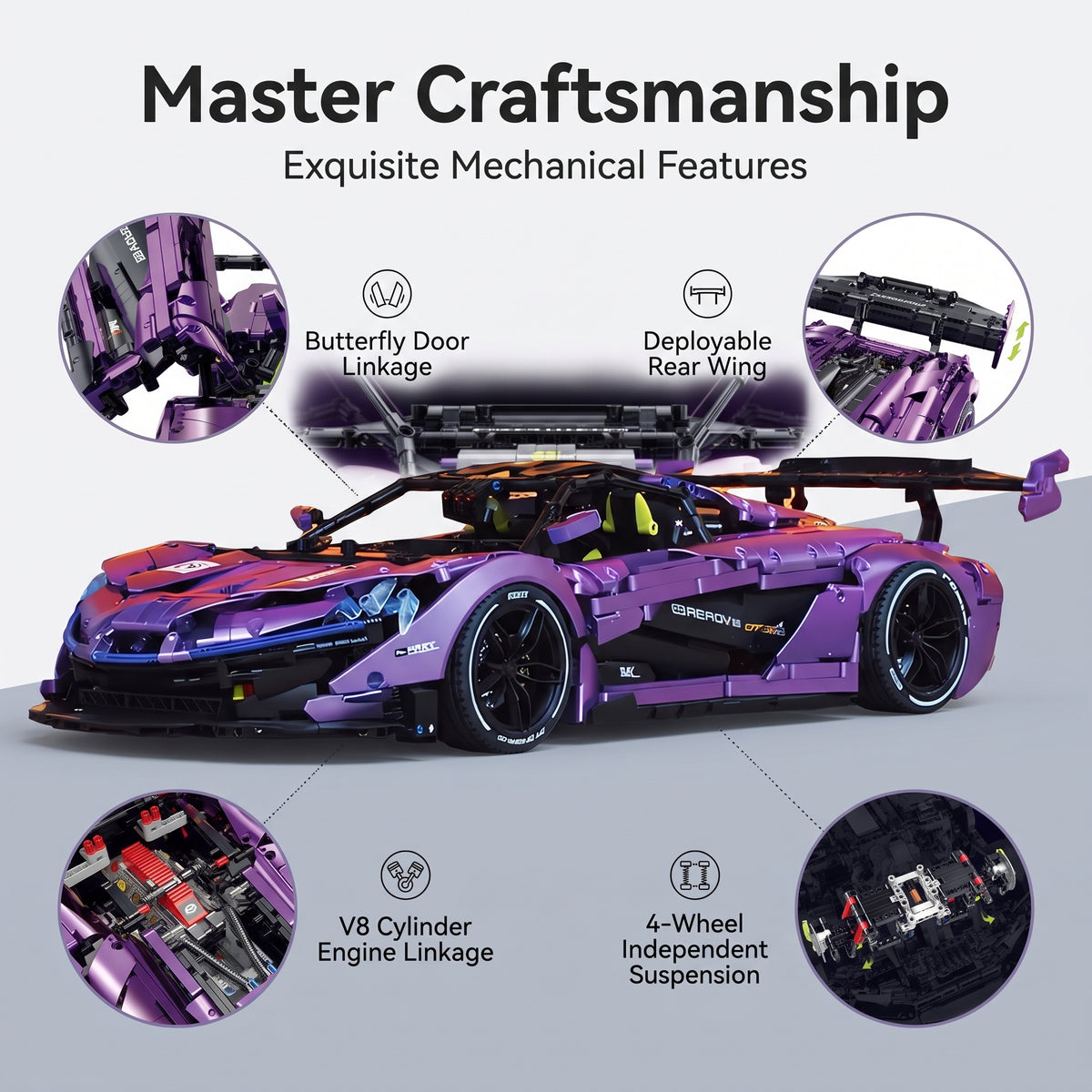 1:8 McLaren P1 Building Kit