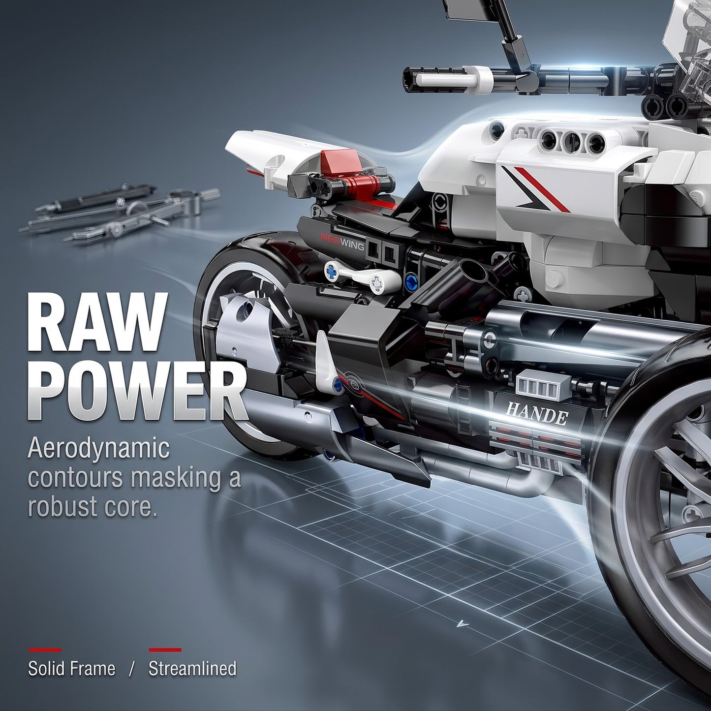 Bombardier Motorcycle Building Blocks