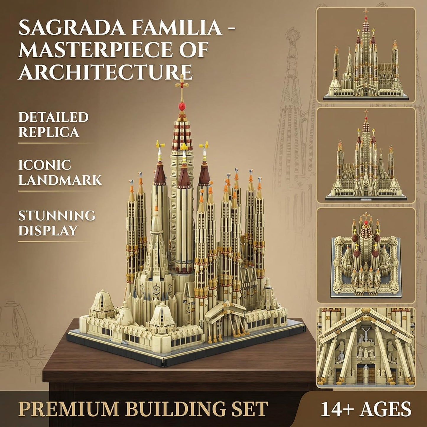 Sagrada Família Church Building Block Set