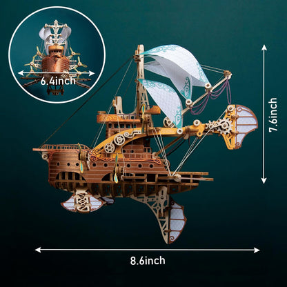 3D Fantasy Spaceship Puzzle (Super Difficulty)