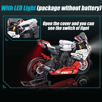 1:5 Light Version Motorcycle Building Blocks