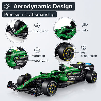 Aston Martin Saudi Aramco F1 R AMR25 building blocks