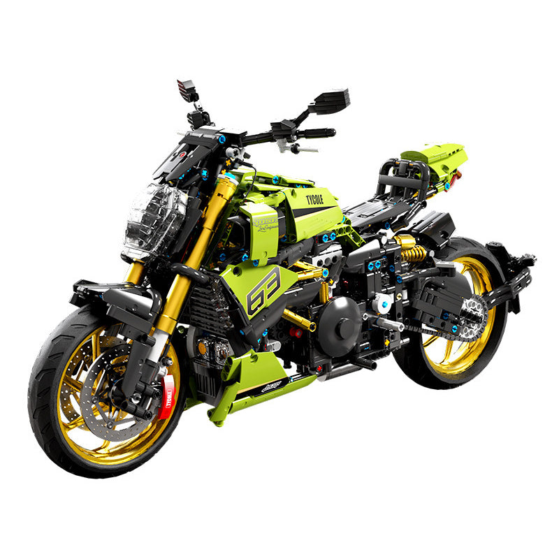 Motorcycle building blocks Green Goblin