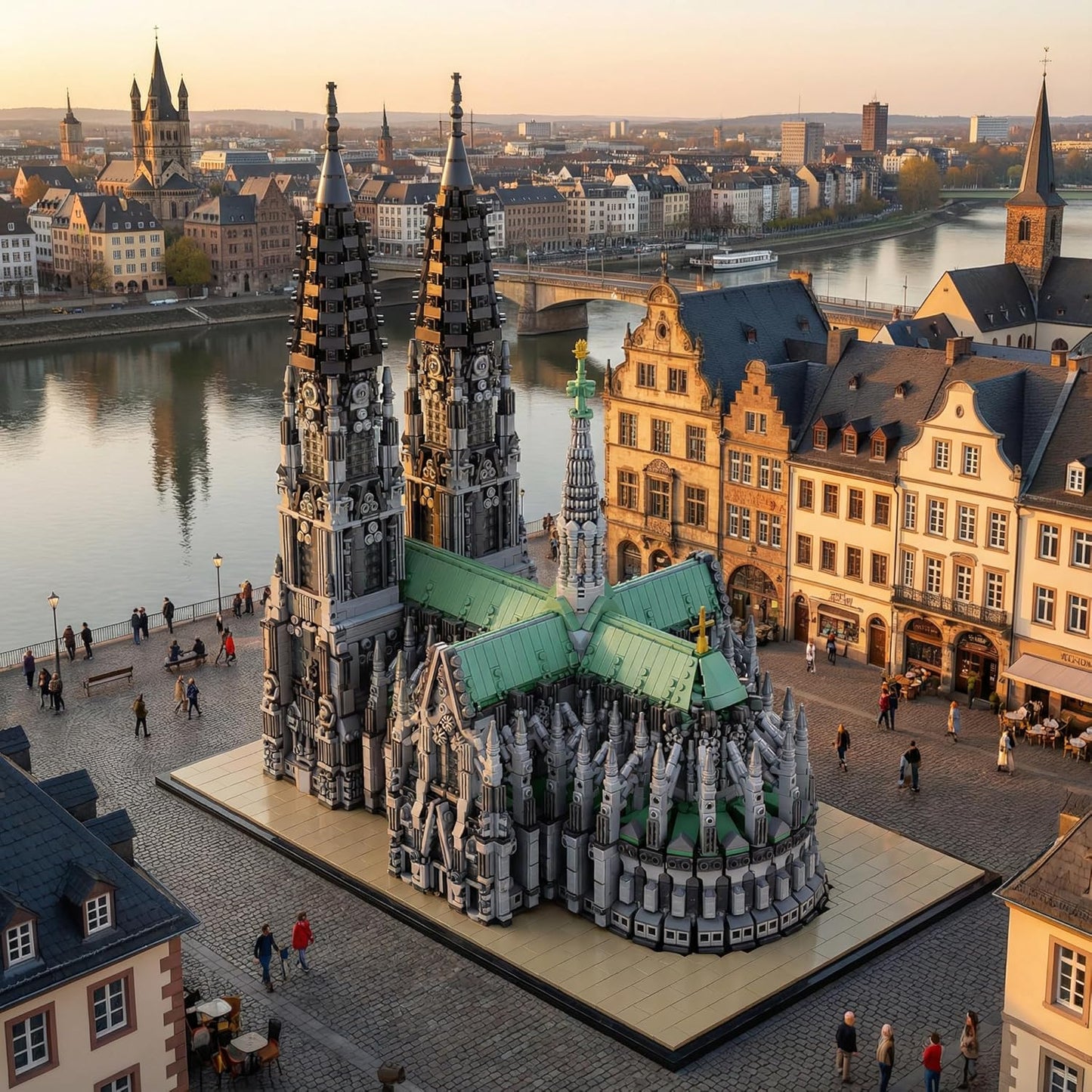Cologne Cathedral Building Block Set