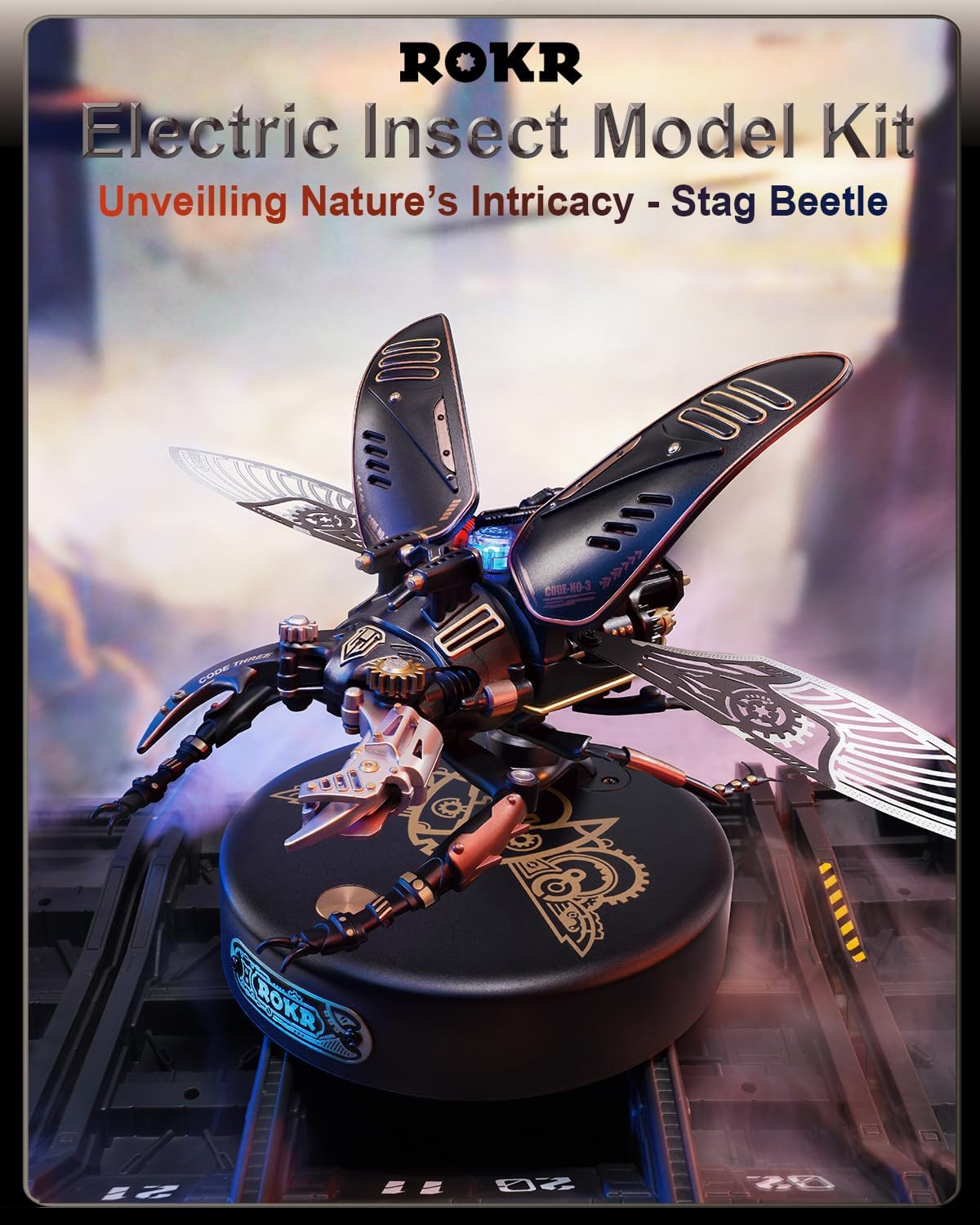 3D Jigsaw Electric Insect Metal Model