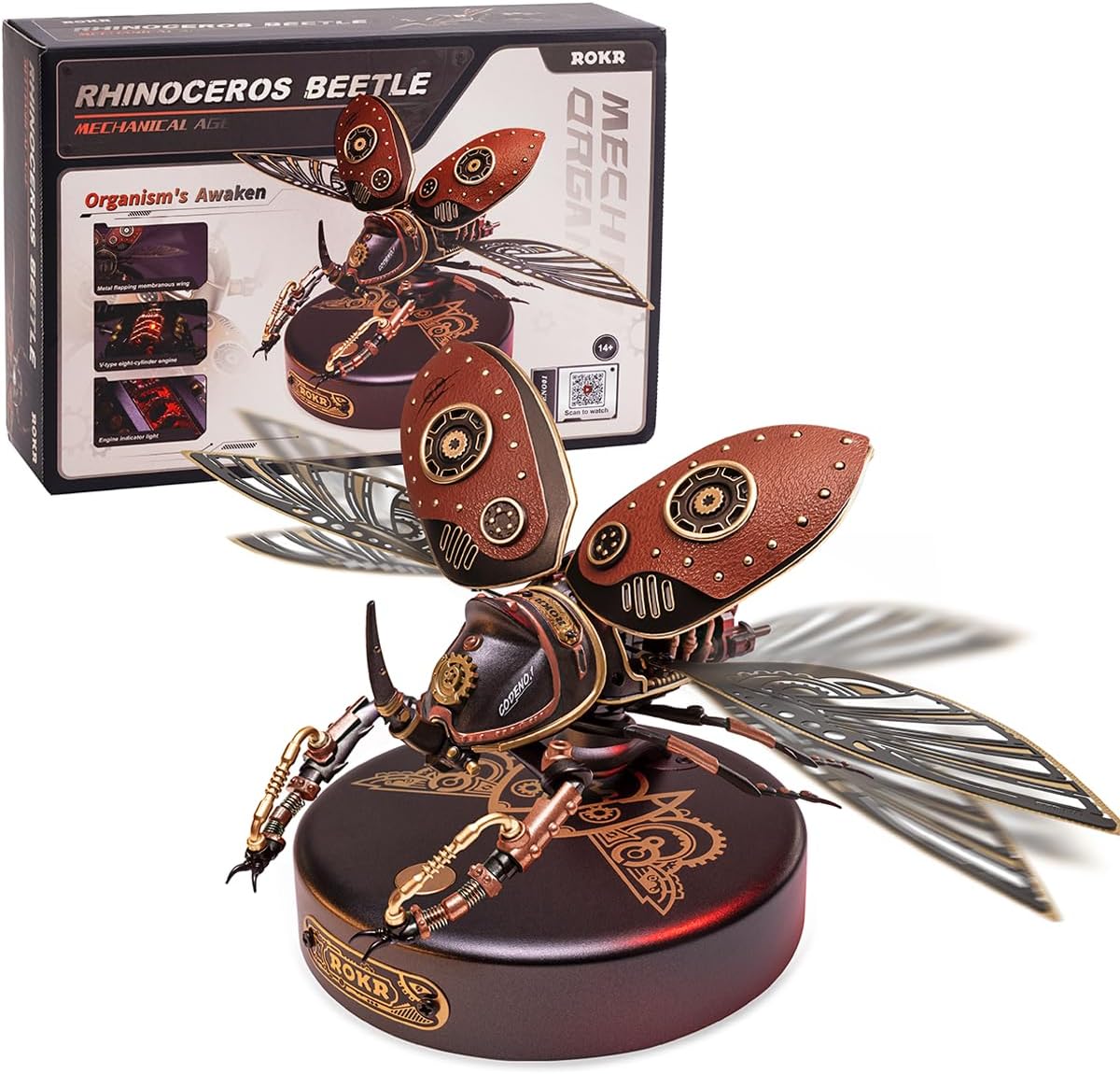 3D Jigsaw Electric Insect Metal Model