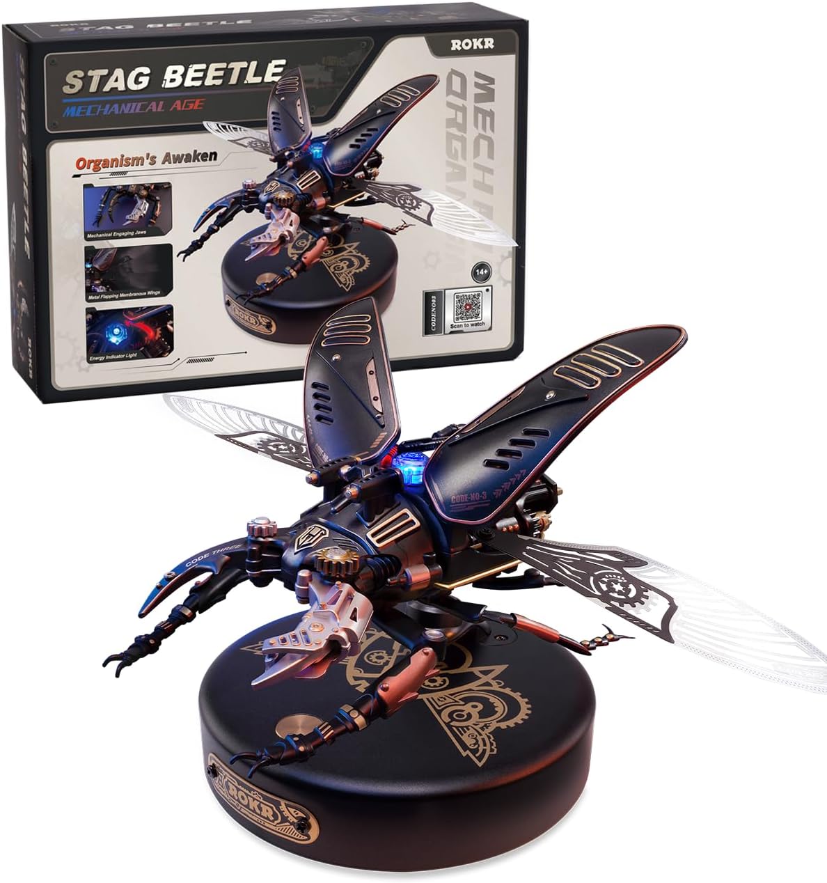 3D Jigsaw Electric Insect Metal Model