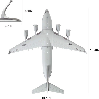 1/200 Scale U.S. Air Force C-17 Global Overlord Strategic Transport Aircraft