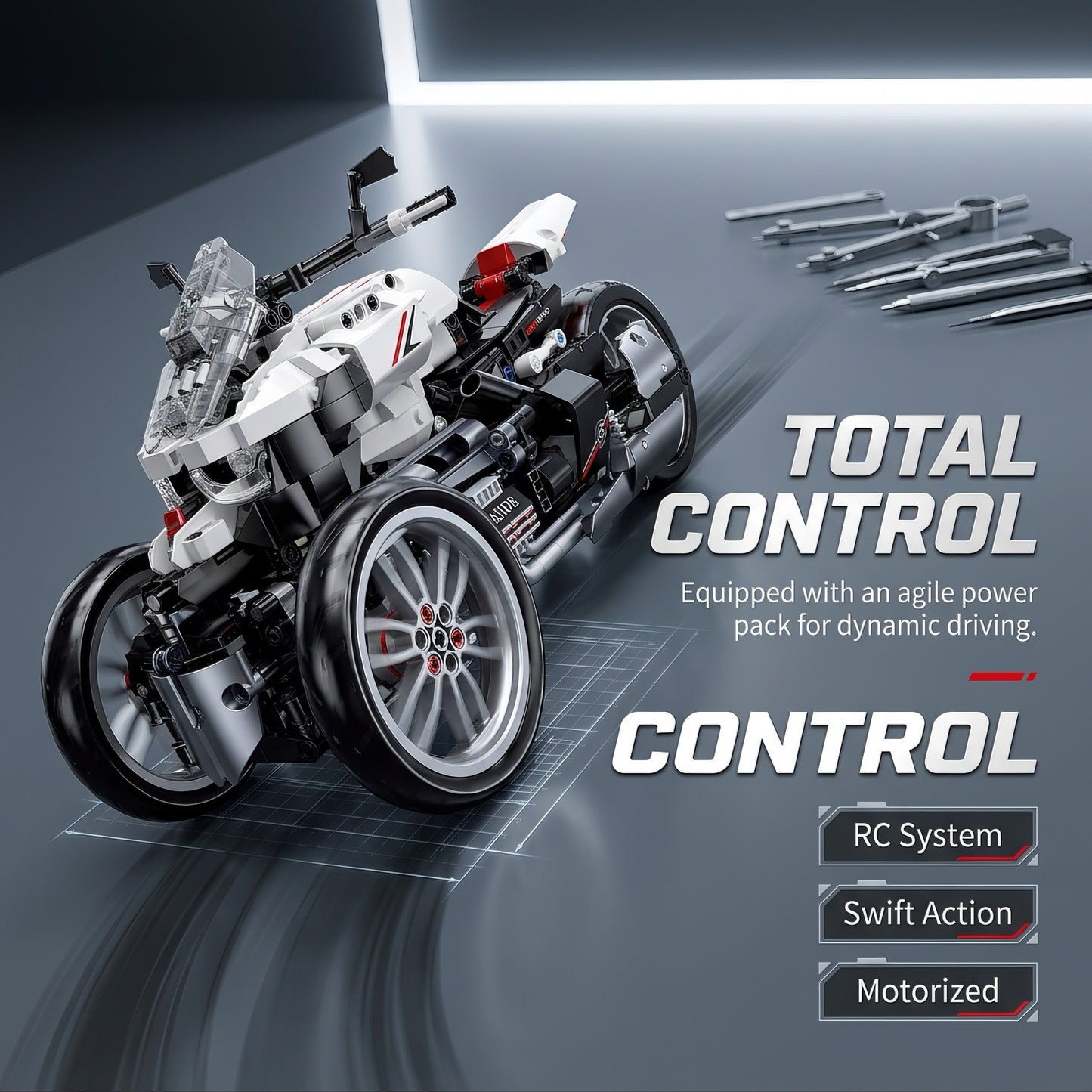 Bombardier Motorcycle Building Blocks