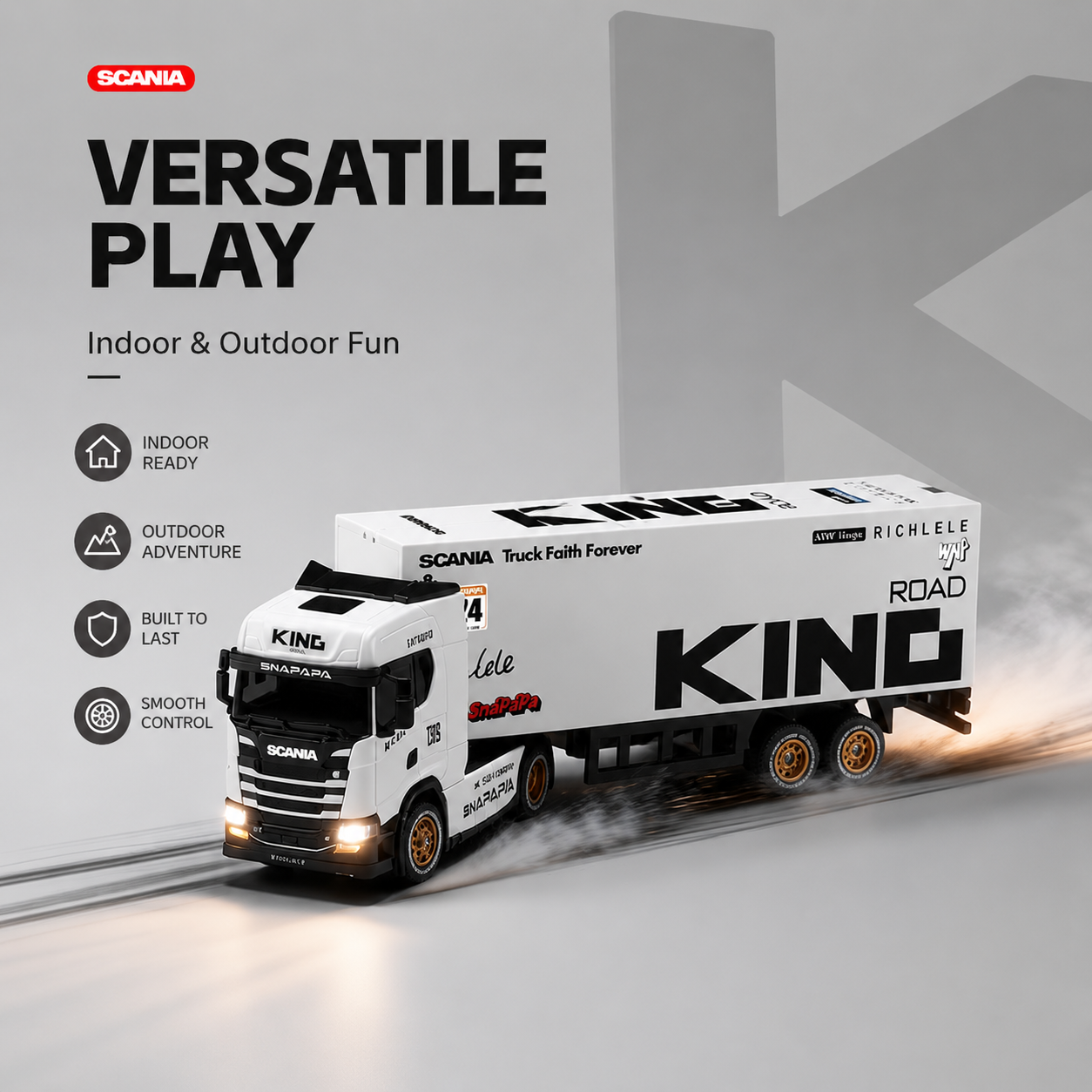 Scania RC Multi-functional Remote Control Cargo Truck