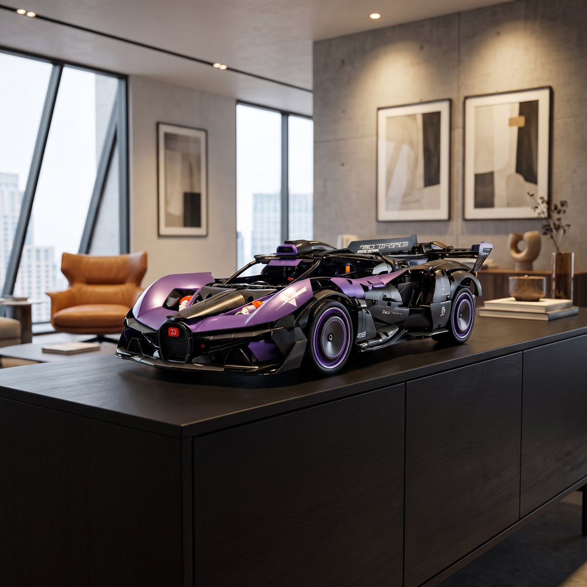 Bugatti Bolide Sports Car Building Blocks