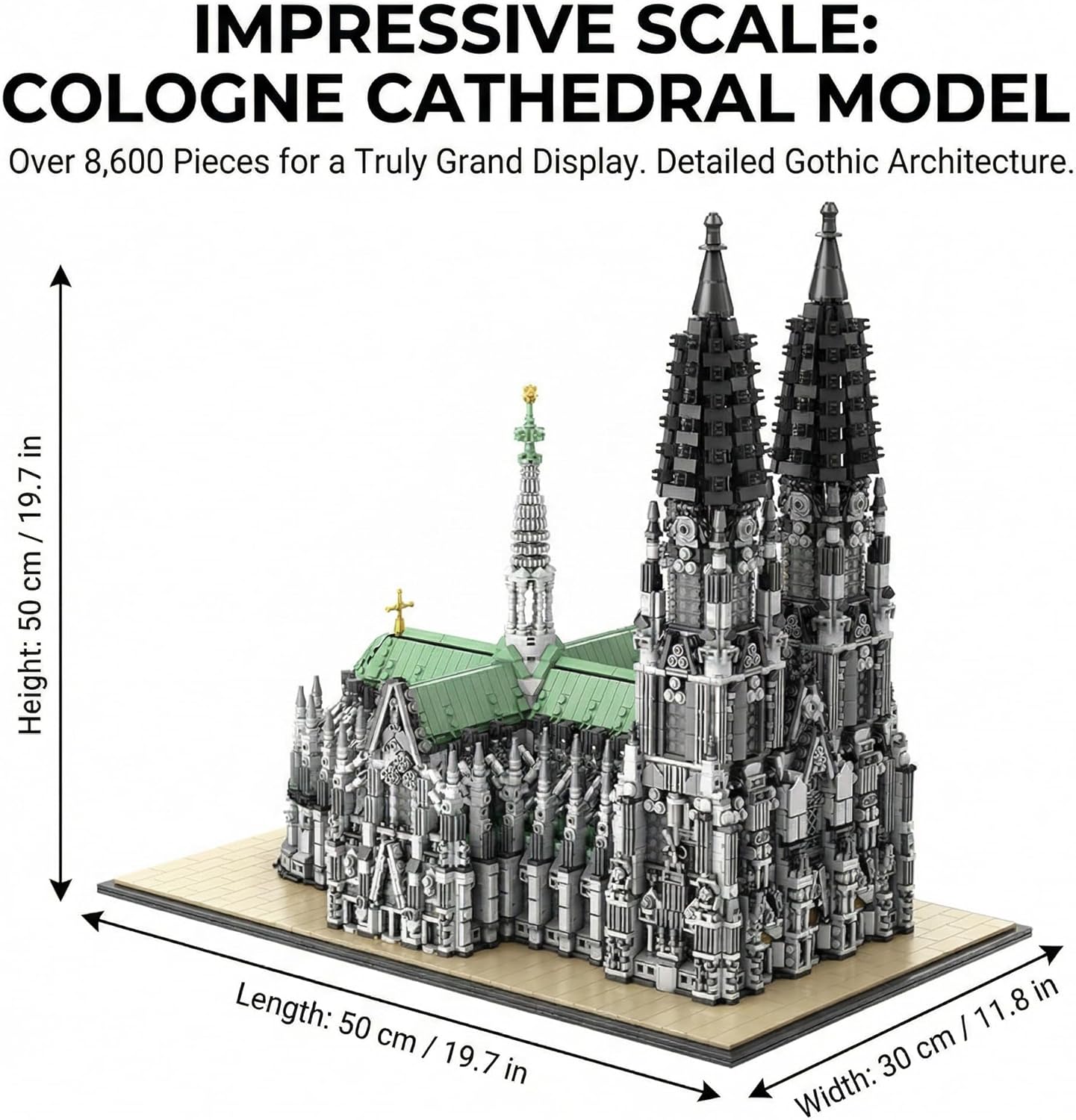 Cologne Cathedral Building Block Set