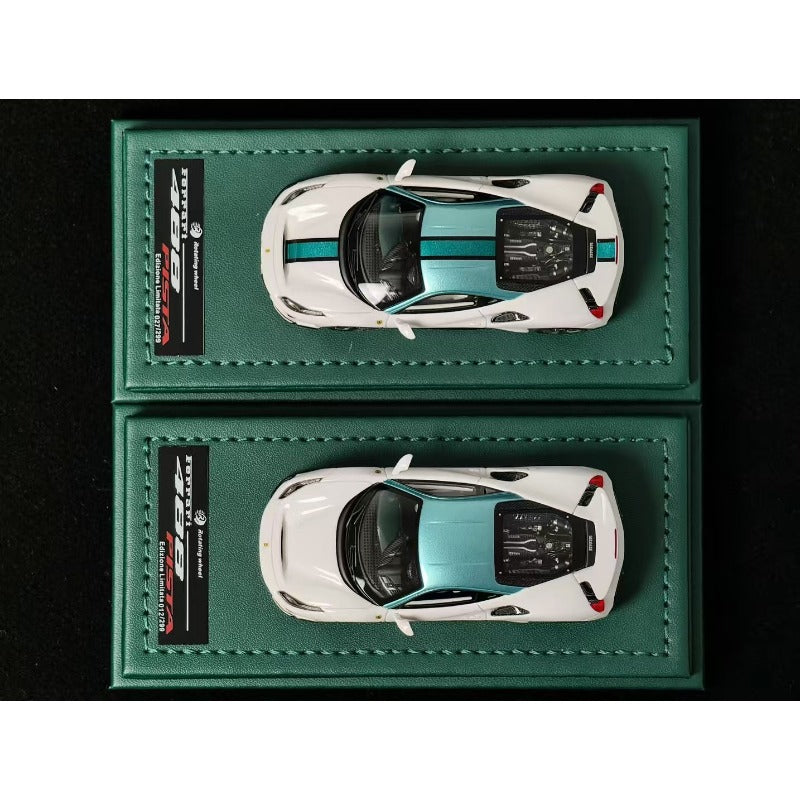 488 Pista Coupe Hardtop Resin Car Model