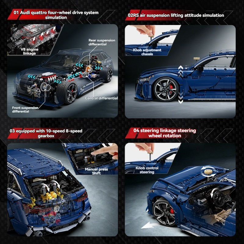 Audi RS6 wagon building blocks