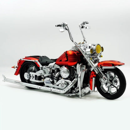 1:5Harley-Davidson Fat Boy Motorcycle Electroplated Red