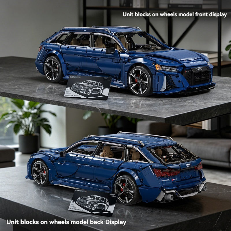 Audi RS6 wagon building blocks