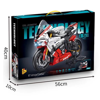 1:5 Light Version Motorcycle Building Blocks