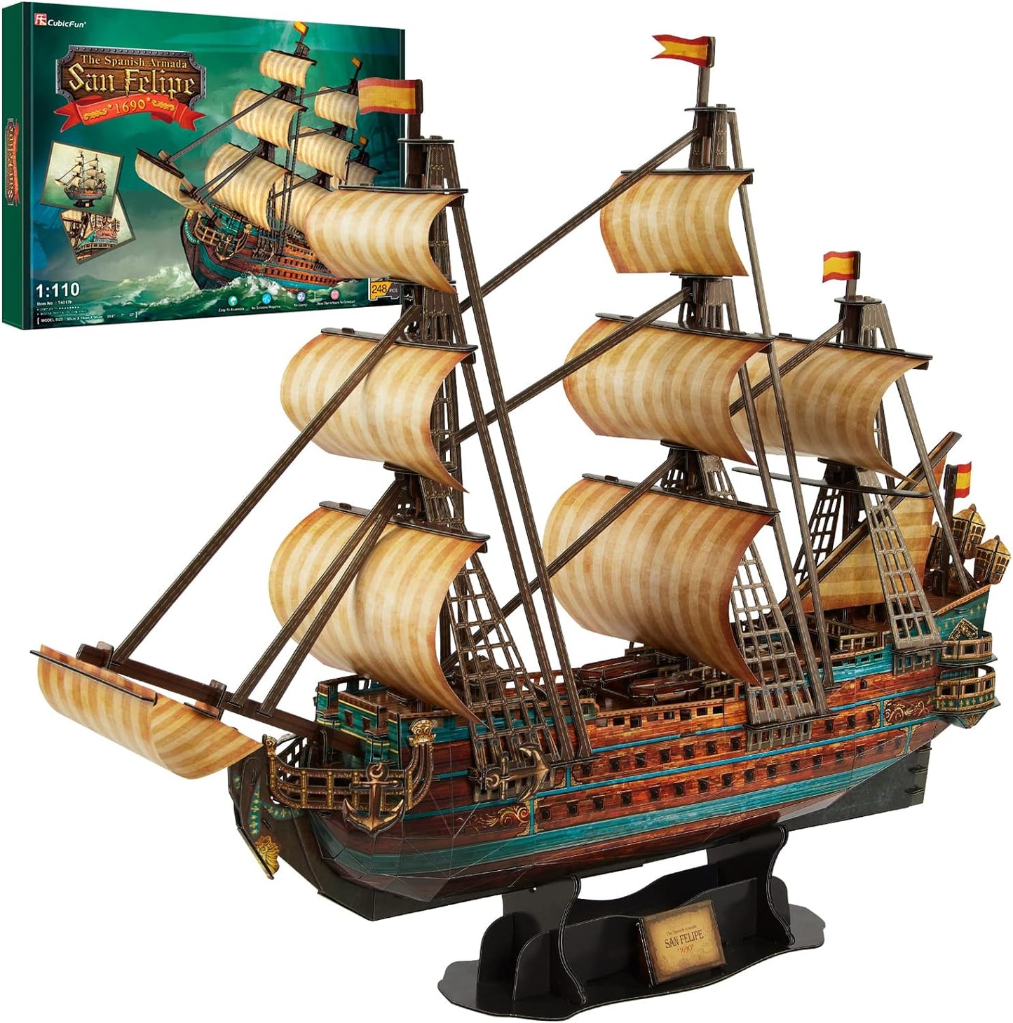 Adult Pirate Ship 3D Puzzle