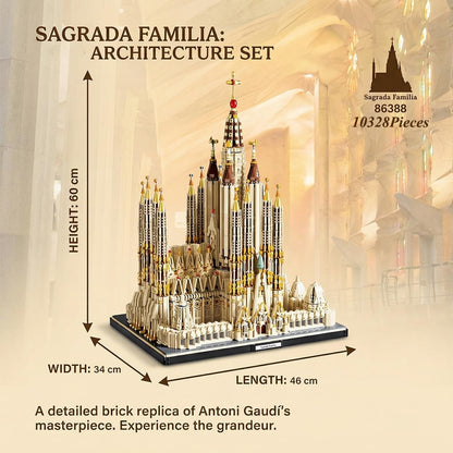 Sagrada Família Church Building Block Set