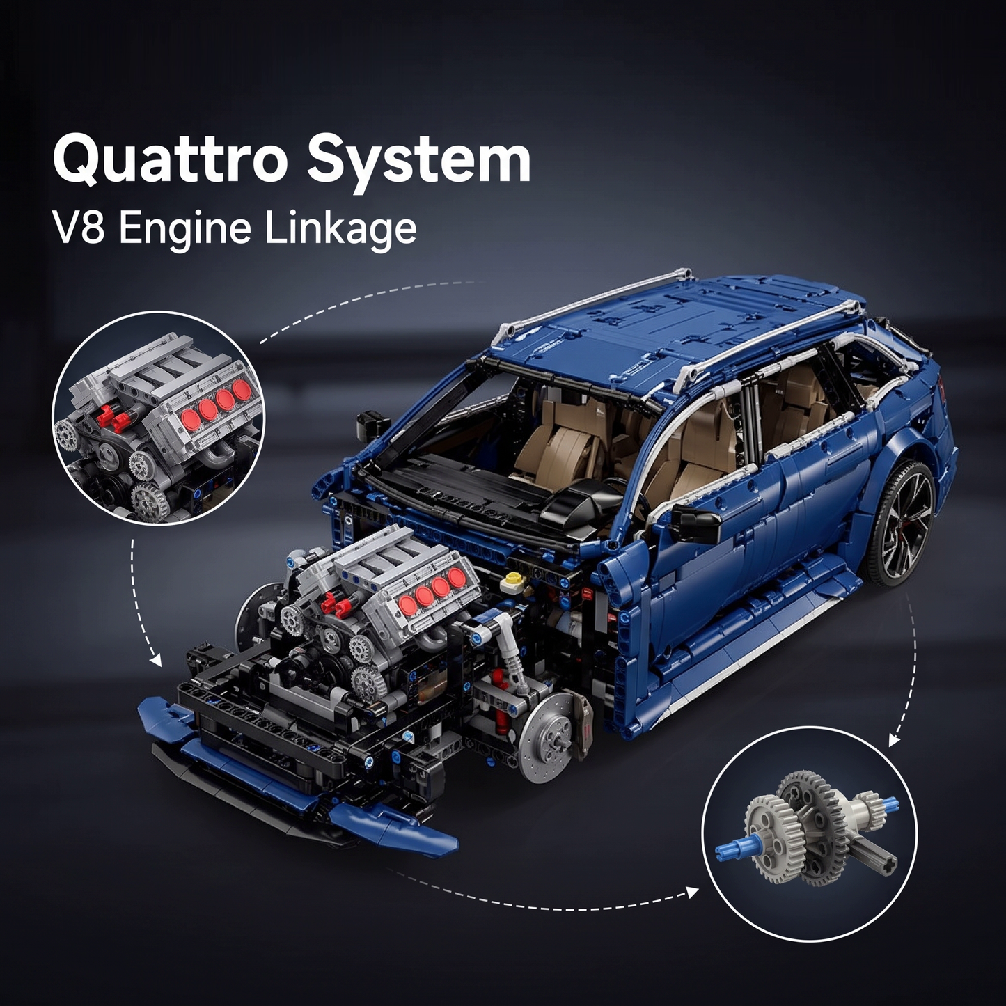 Audi RS6 wagon building blocks