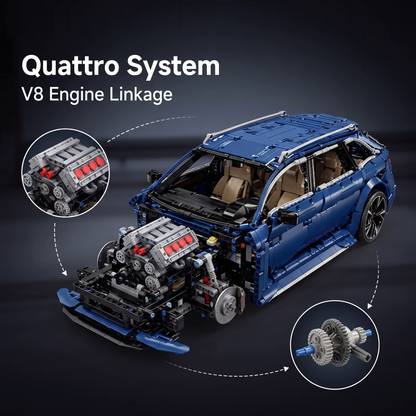 Audi RS6 wagon building blocks